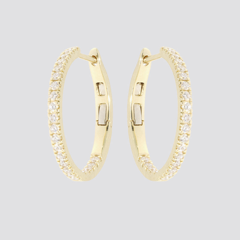 Hoops 9kt 0,51ct w-si