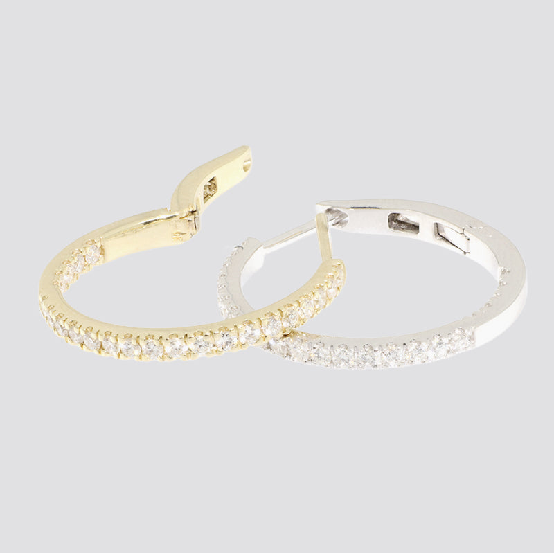 Hoops 9kt 0,51ct w-si