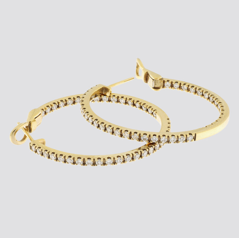 Hoops 14kt ca.2,00ct tw-si