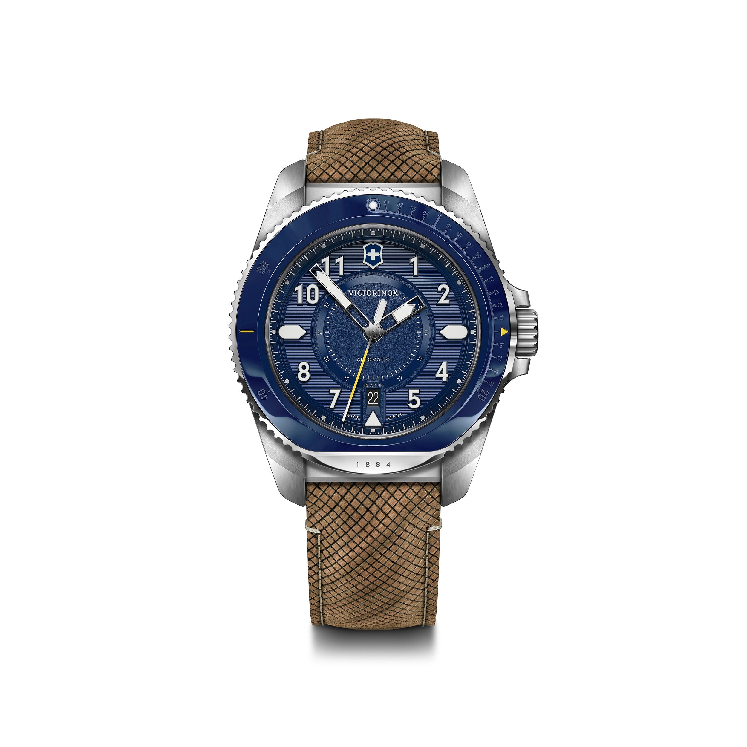 VICTORINOX, JOURNEY HERREUR MED WOOD REM 43MM