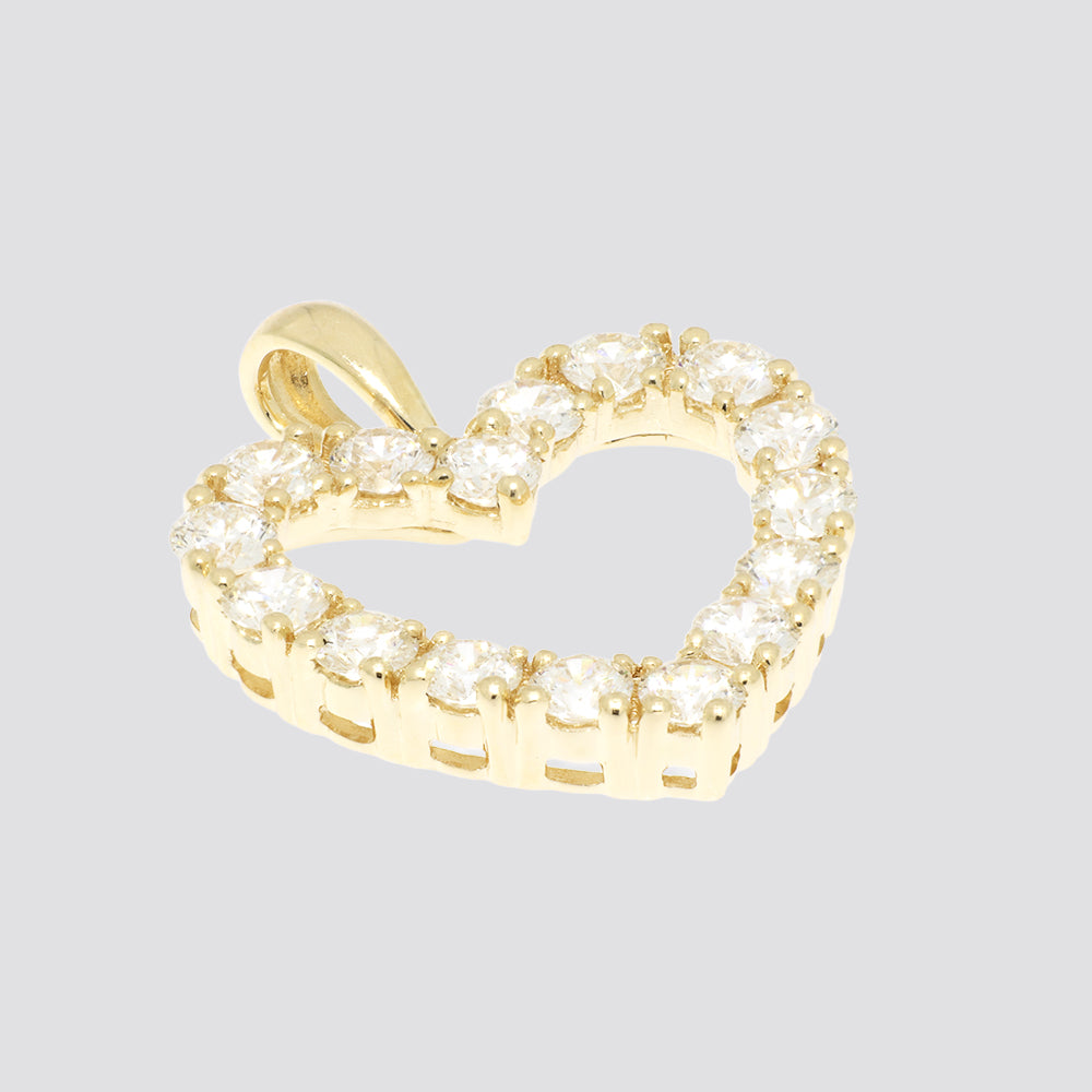 Vedhæng 14kt 2,02ct tw-si