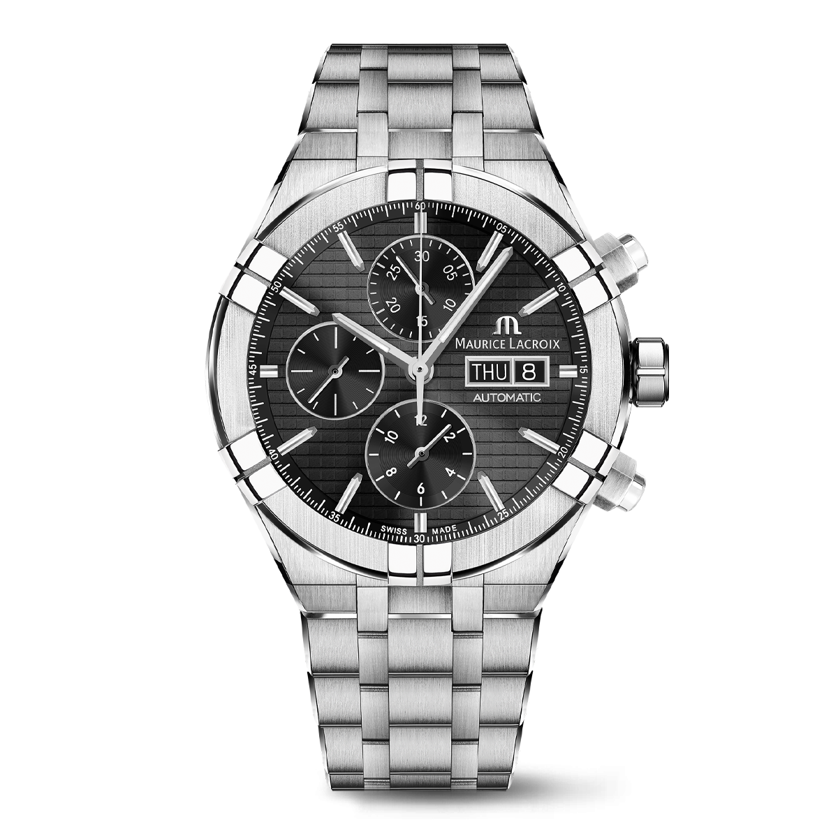 AIKON AUTOMATIC CHRONOGRAPH INCL.EKSTRA GUMMIREM