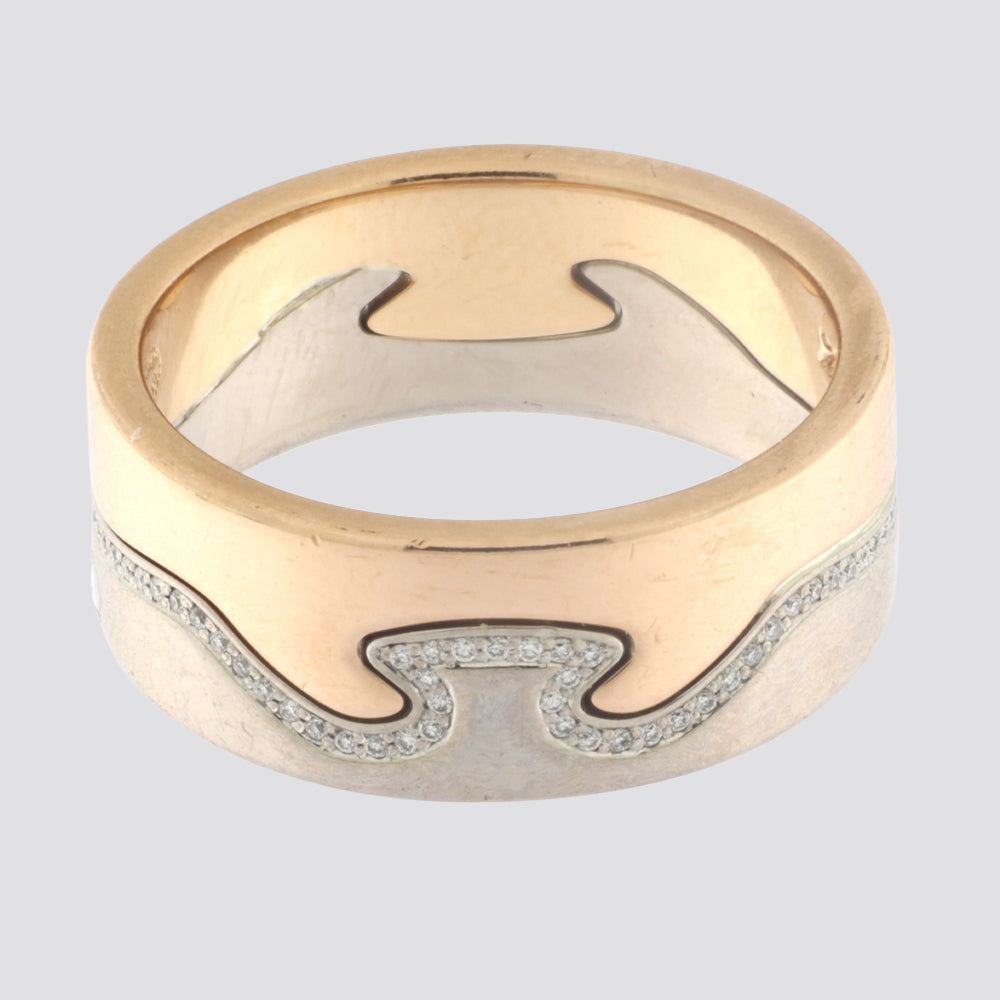 Georg Jensen Fusions ring 18kt ca.0,20ct tw-vs