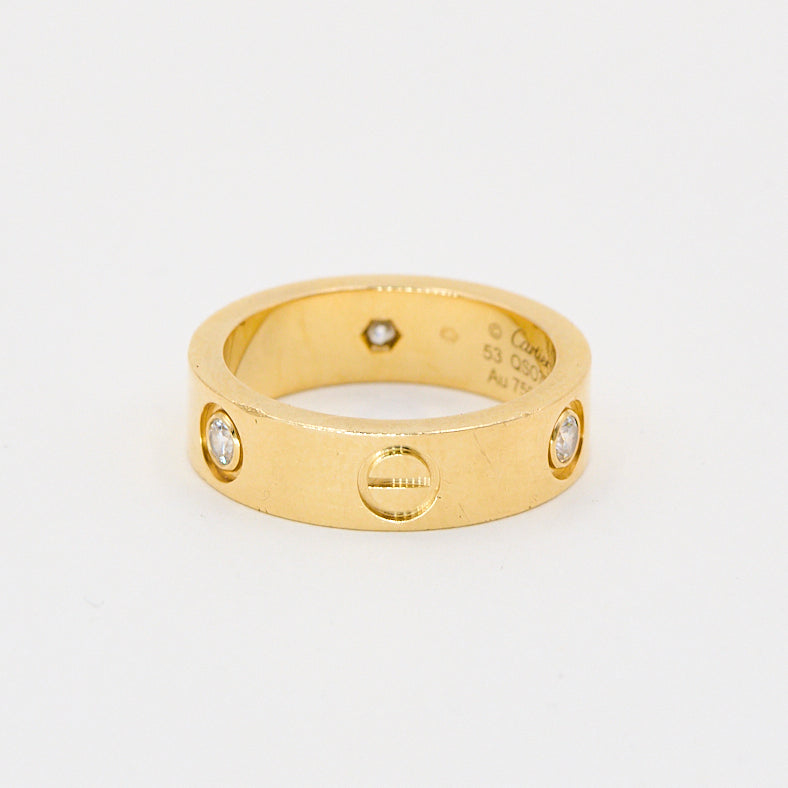 Cartier Love Ring 18kt Guld 0,22ct