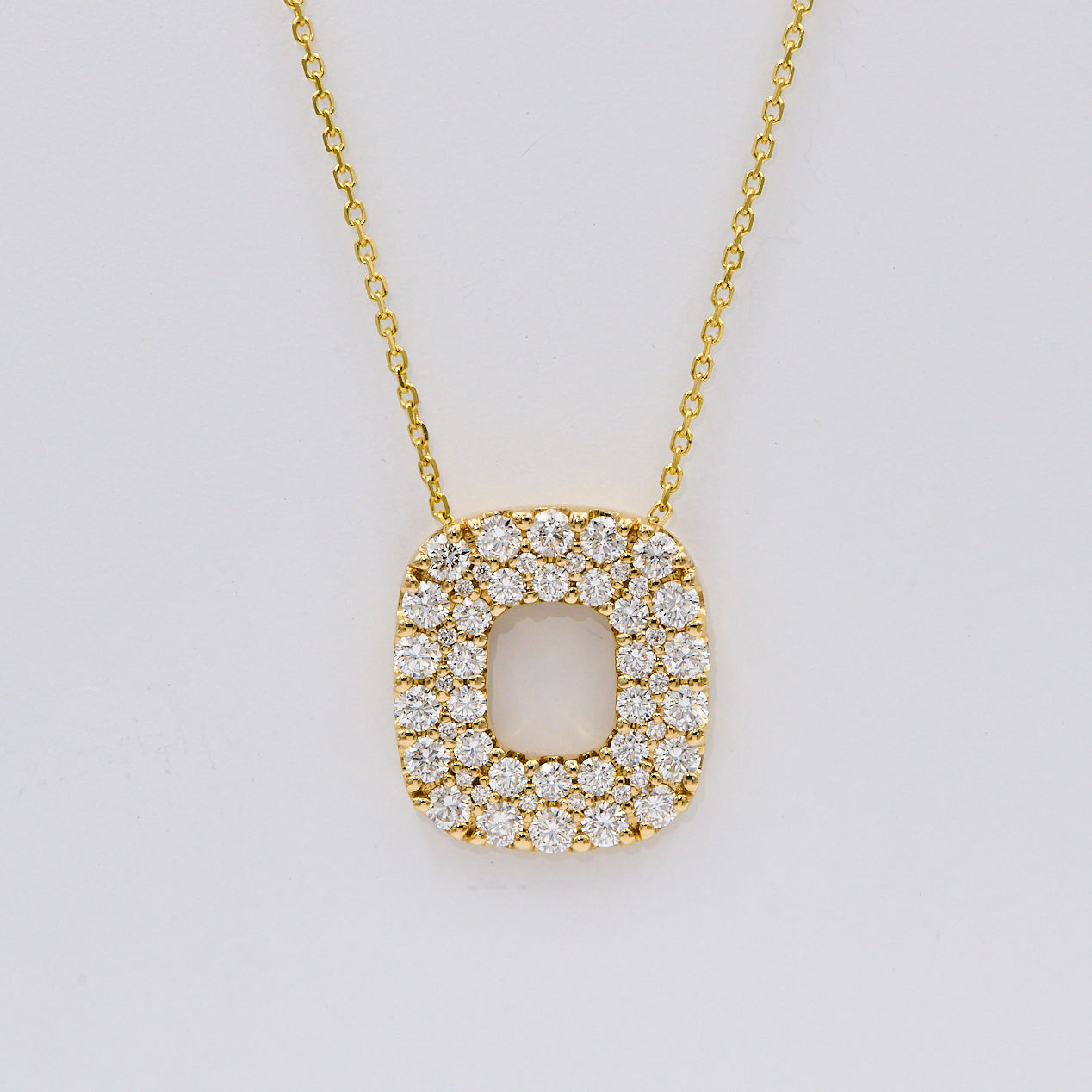 Collier 14kt 1,33ct tw-si Hvidguld eller Guld