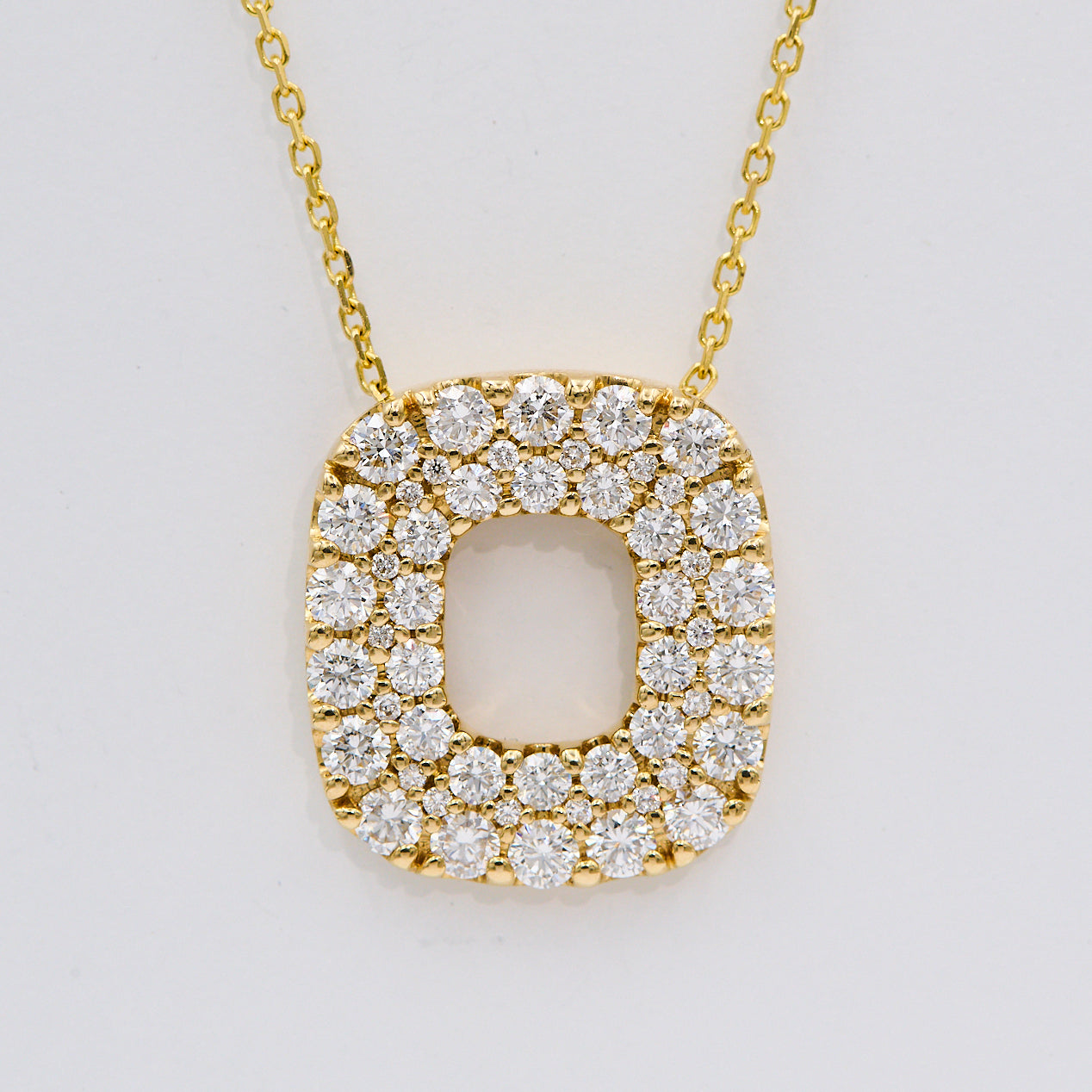 Collier 14kt 1,33ct tw-si Hvidguld eller Guld