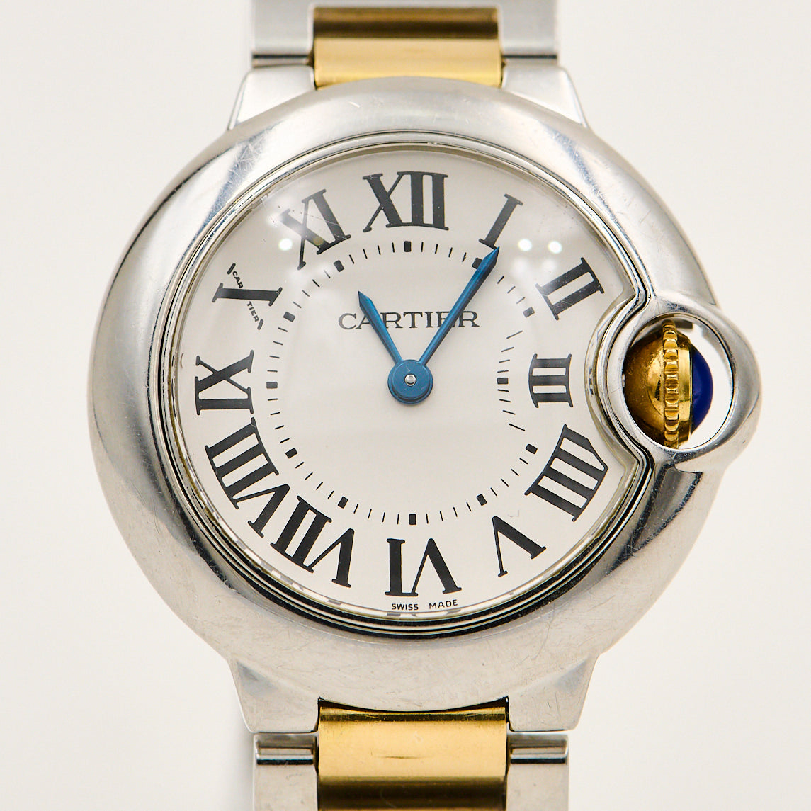 Cartier Ballon Bleu Women's Quartz 33 mm, 18 kt. Guld & Stål