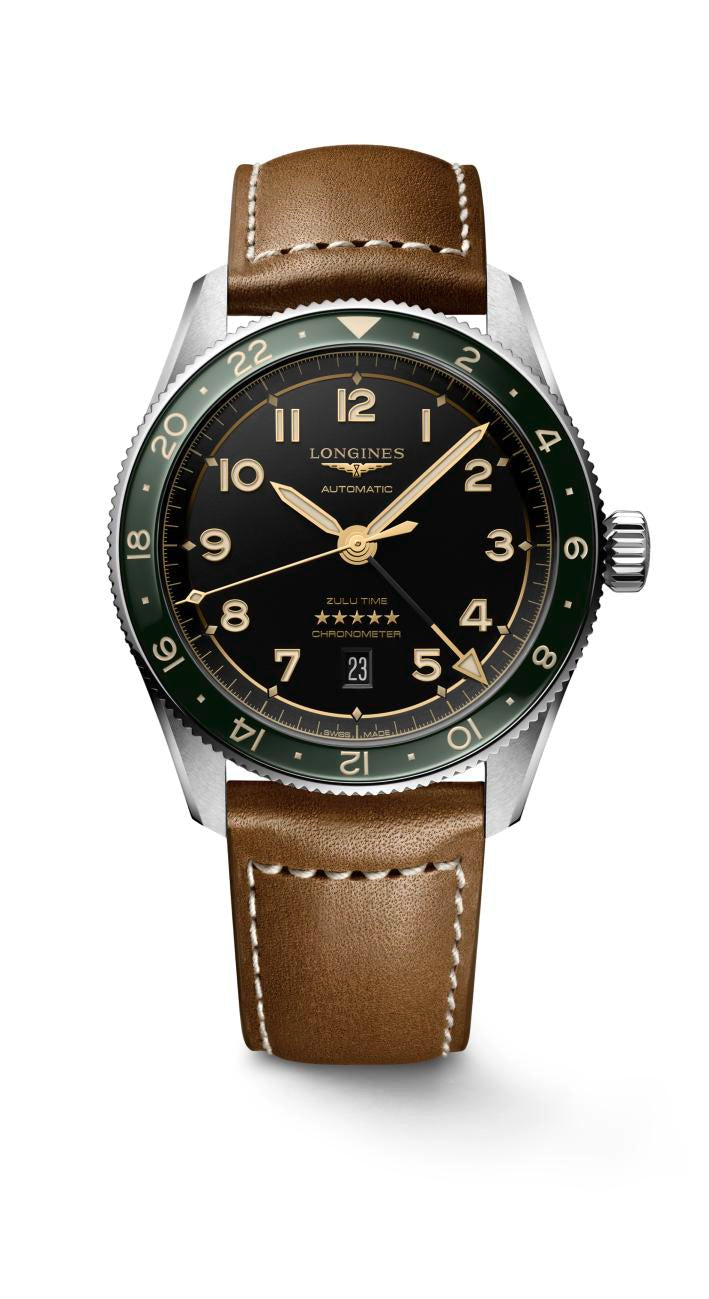 LONGINES SPIRIT ZULU TIME L3.812.4.53.2 - Ø 42 mm