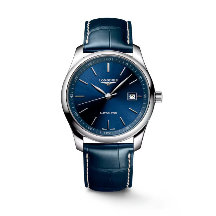 LONGINES MASTER BLUE DAIL LEATHER